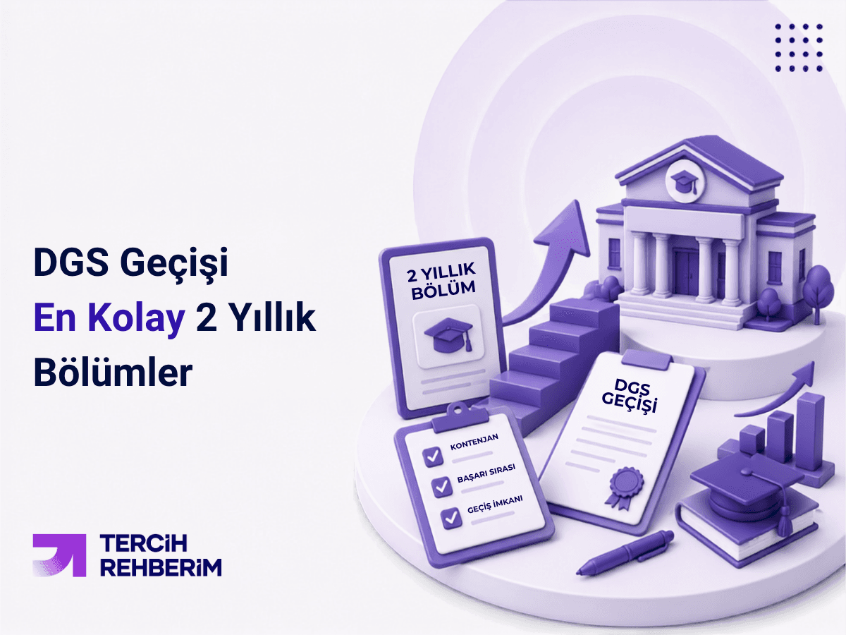 DGS Geçişi En Kolay 2 Yıllık Bölümler (2026 Tercih Rehberi)