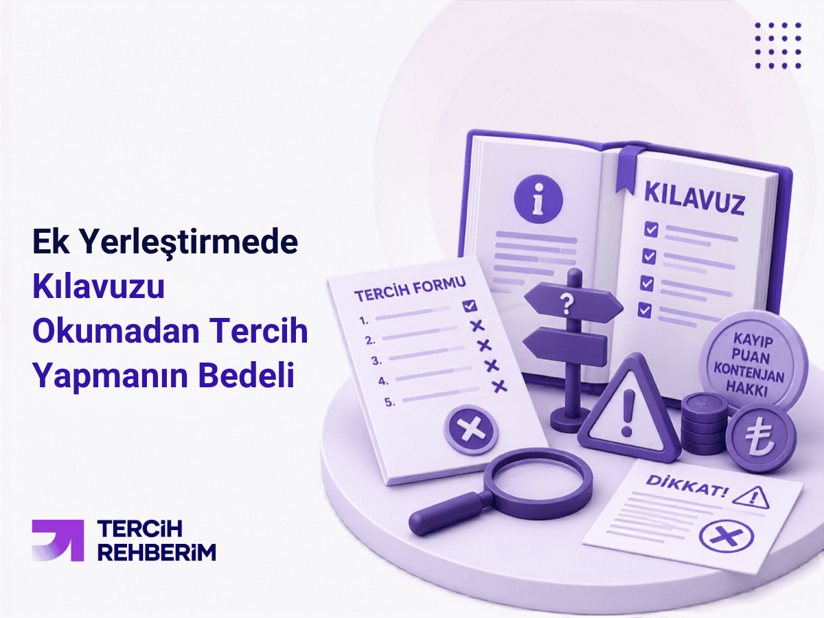 Ek Yerleştirmede Kılavuzu Okumadan Tercih Yapmanın Bedeli