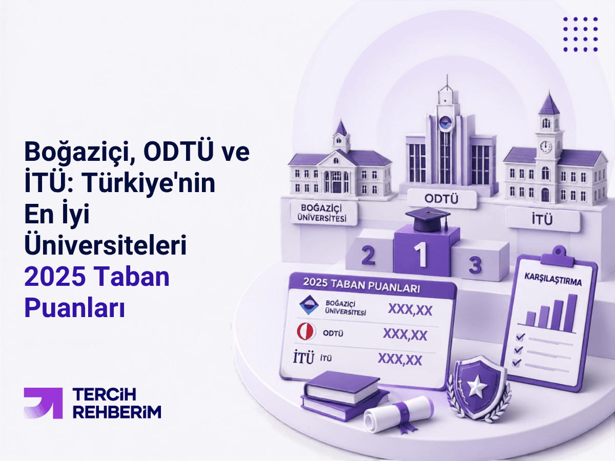 Boğaziçi, ODTÜ ve İTÜ: Türkiye'nin En İyi Üniversiteleri 2025 Taban Puanları