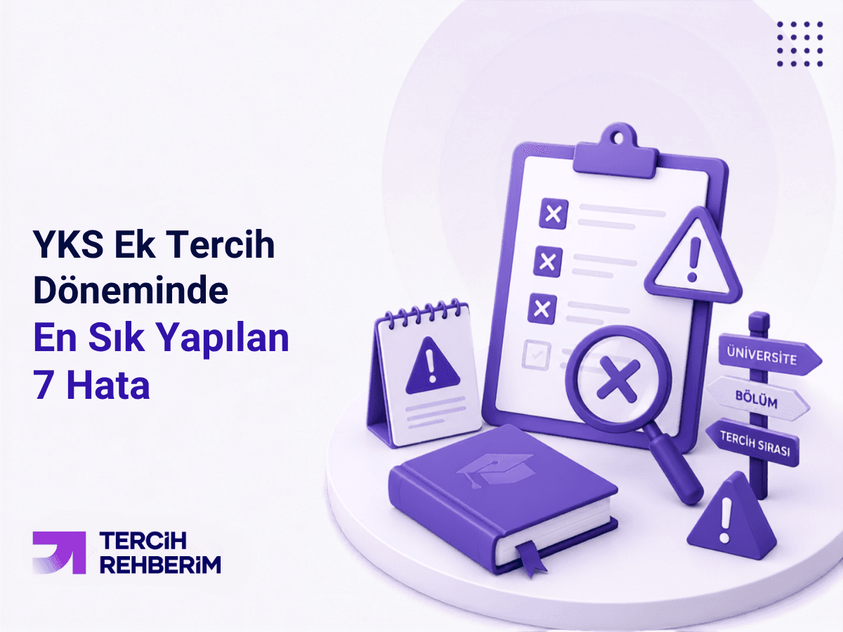 YKS Ek Tercih Döneminde En Sık Yapılan 7 Hata